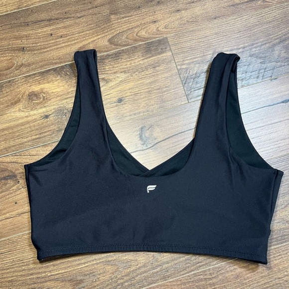 Fabletics Womens Low Impact Crossover Sports Bra Black Stretch Unpadded Sz Small - Picture 6 of 11